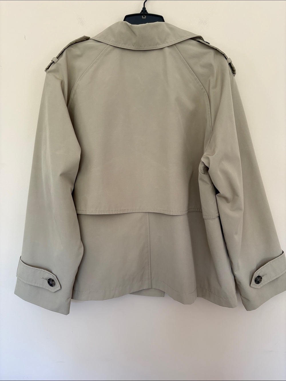 Abercrombie & Fitch Relaxed Short Trench Coat - Picture 11 of 12